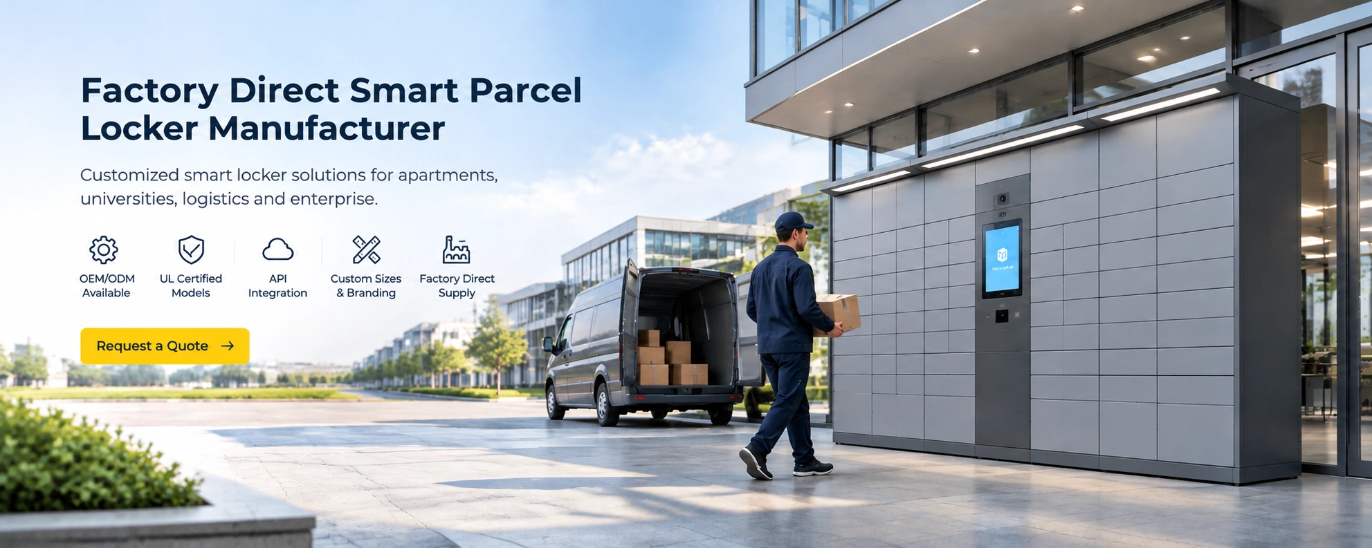 Factory Direct Smart Parcel Locker Manufacturer